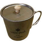 FourDog - Couvercle Titane pour Tasse Snow Peak 450
